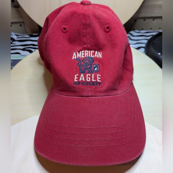 American Eagle Red Adjustable Cap - Picture 1 of 5
